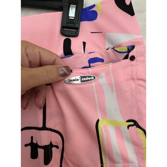Jamie Sadock Pink Print Skort 14 Golf Tennis Pickleball - Picture 5 of 12